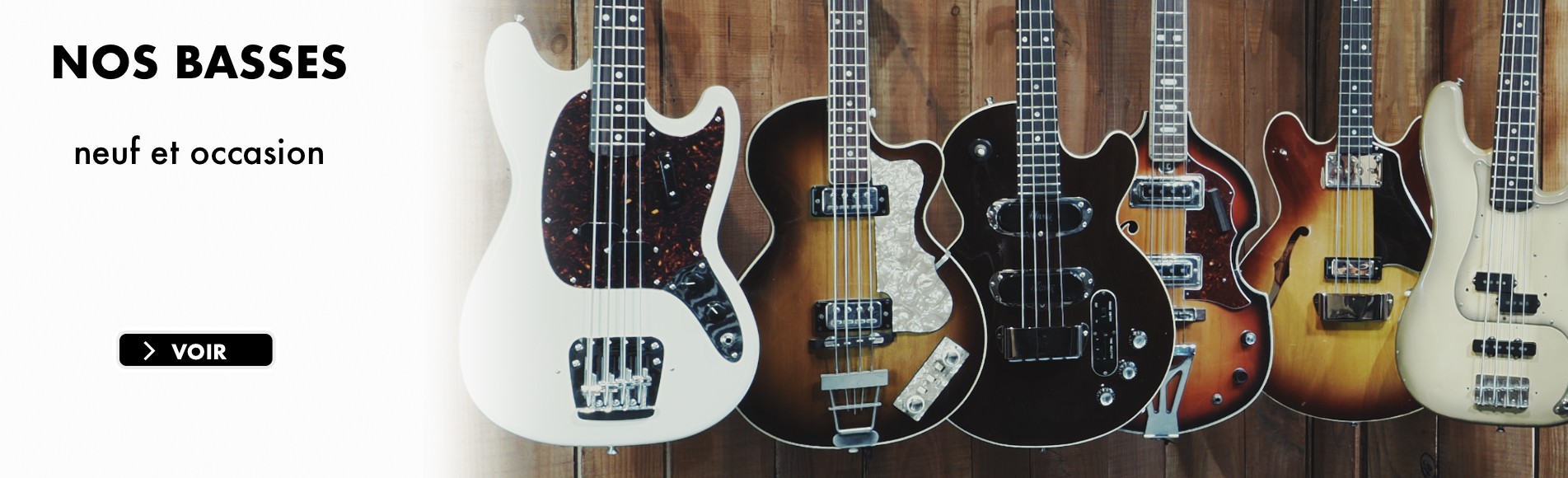 Nos basses Retrouvez nos basses neuves et d'occasion !